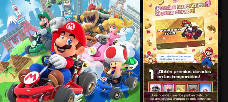 Mario Kart Tour se estrena con suscripción de pago opcional