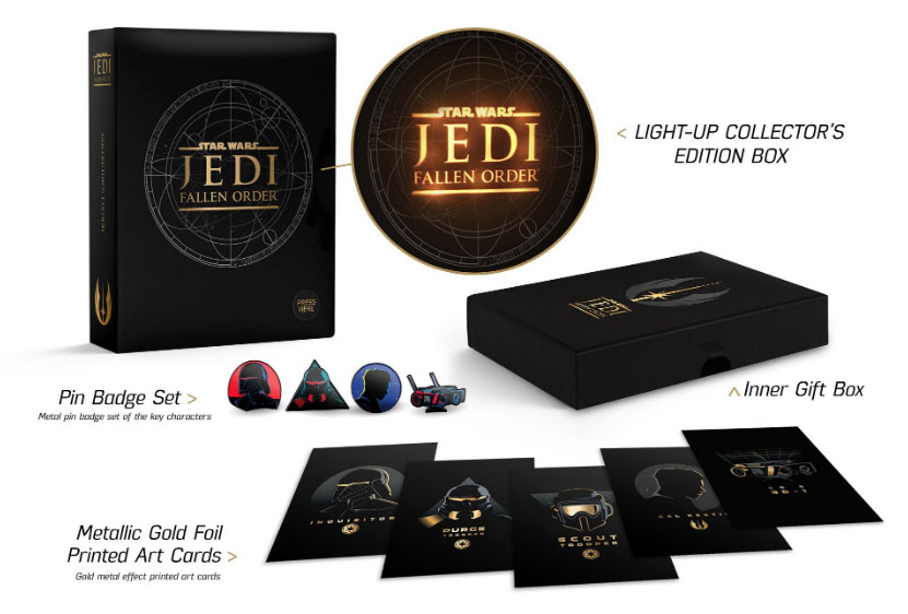 Especial Collector's Box del nuevo juego Star Wars Jedi Fallen Order