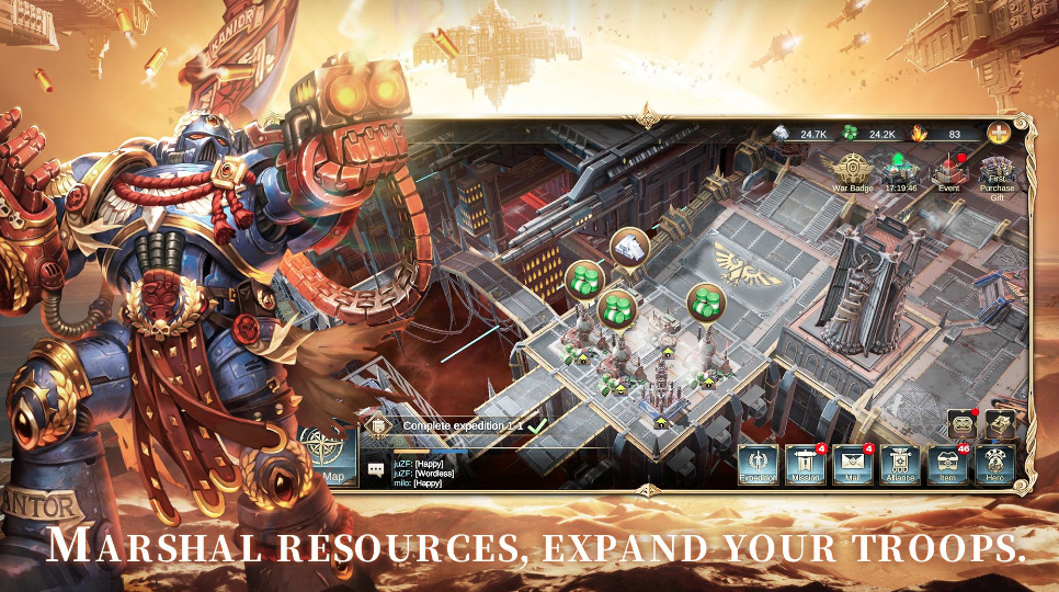Warhammer 40.000 Lost Crusade llega a dispositivos móviles