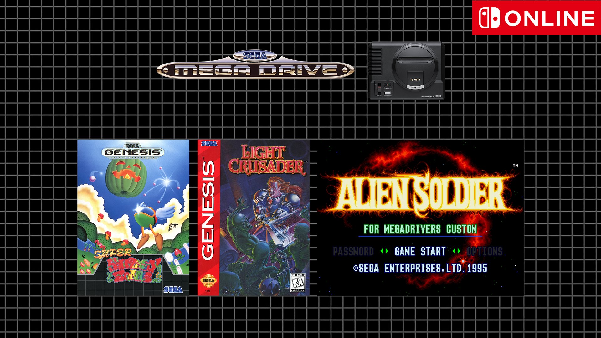 Tres nuevos juegos clásicos de SEGA Mega Drive para Nintendo Switch Online