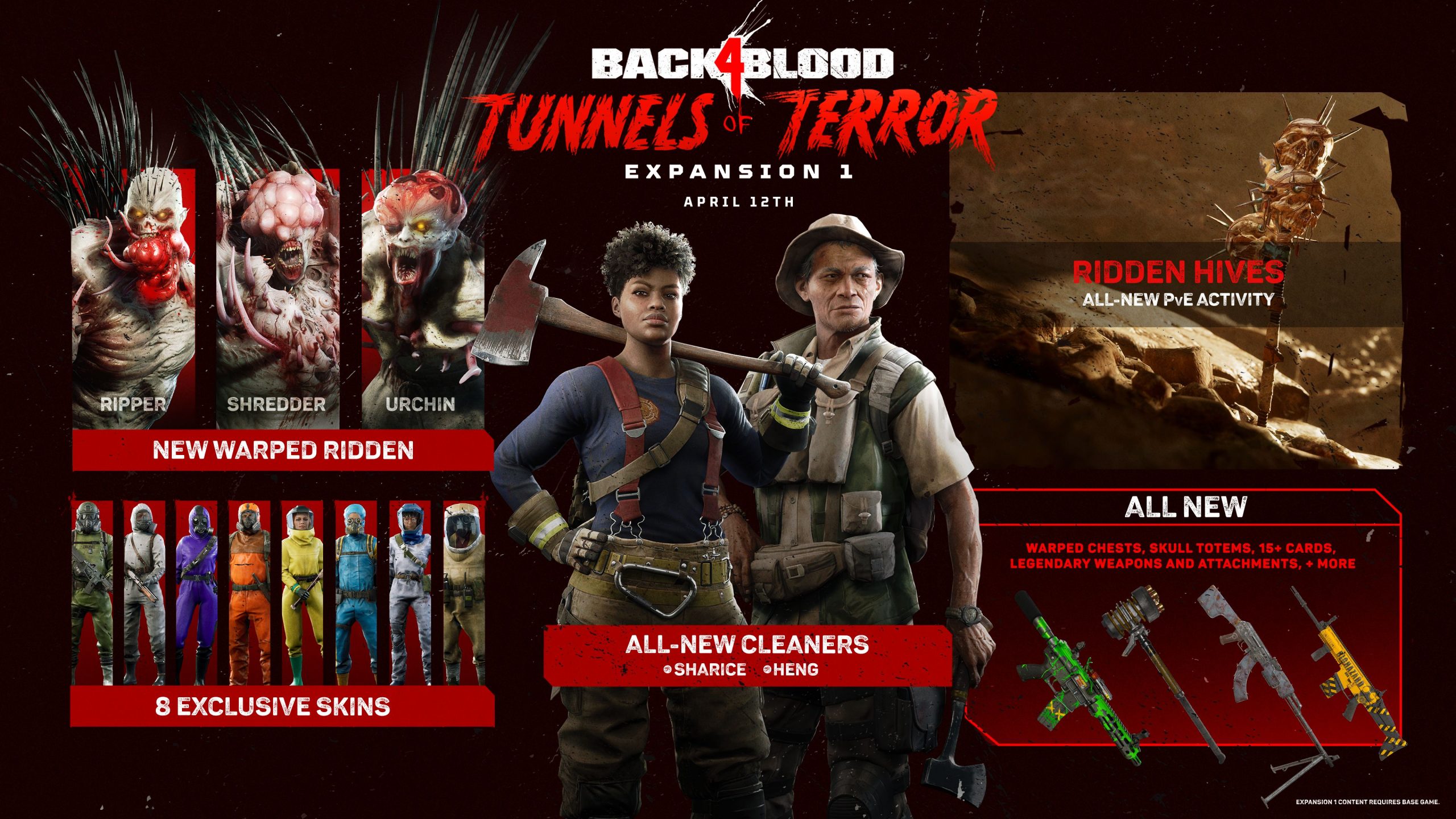 Próxima expansión de Back 4 Blood se estrenará el 12 de abril