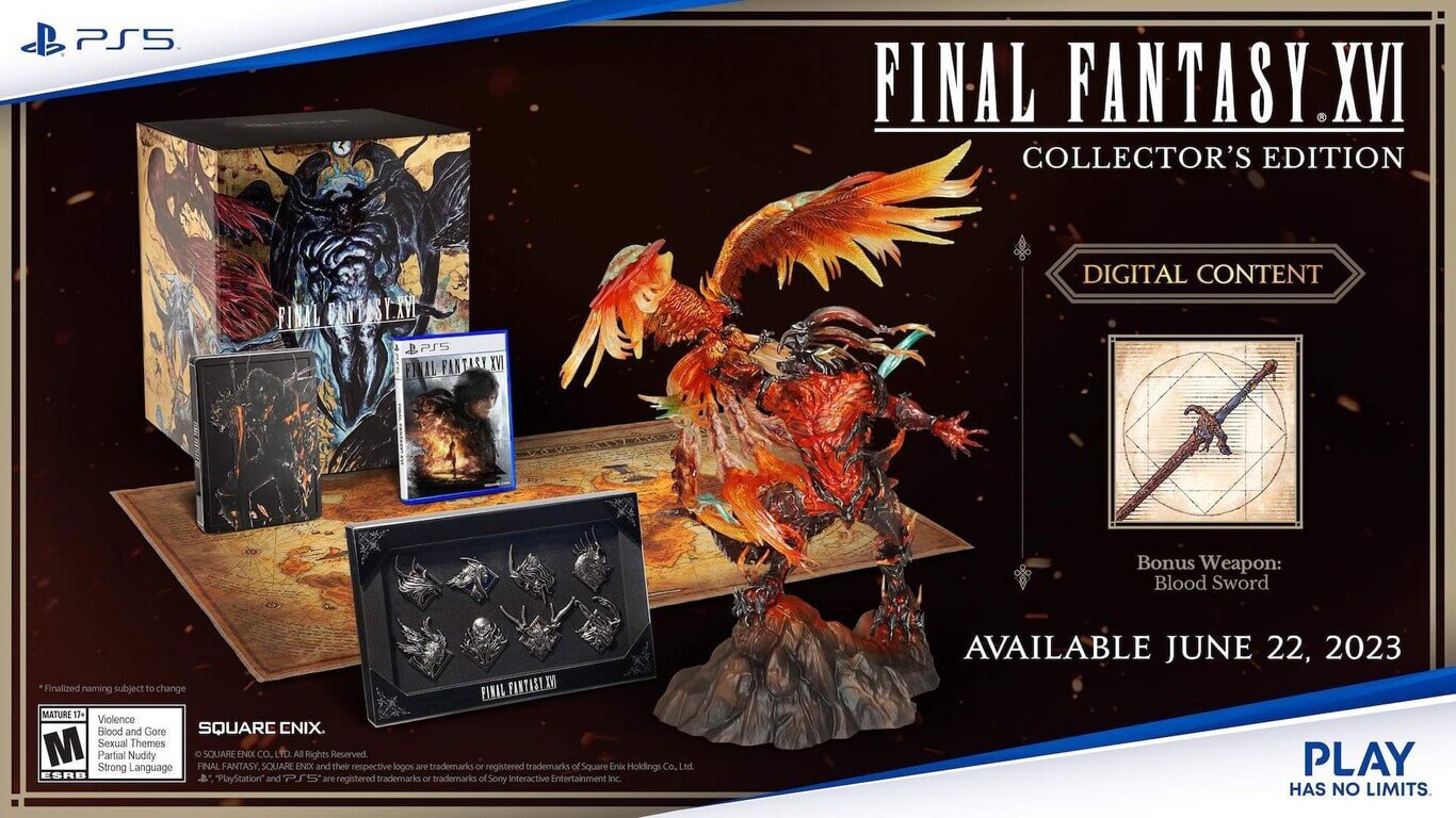 La edición coleccionista de Final Fantasy XVI es una locura ¡Acá todos los detalles!