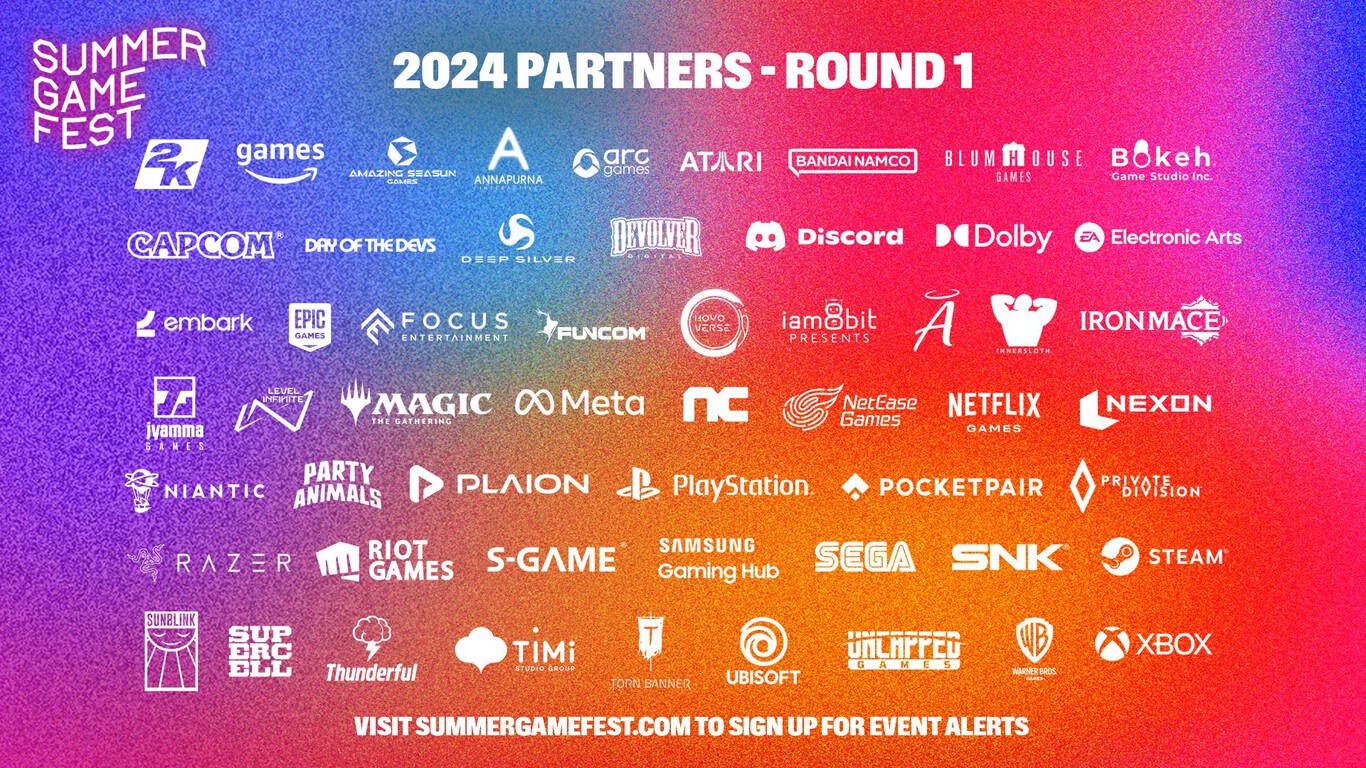 55 participantes confirmados hasta el momento para la Summer Game Fest