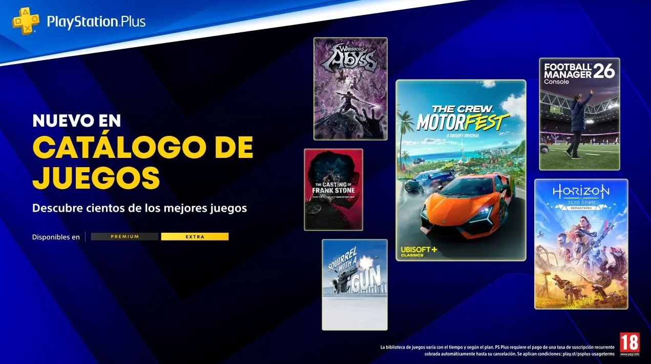 PS Plus revela 9 títulos para el mes de abril: Destaca Horizon Zero Dawn